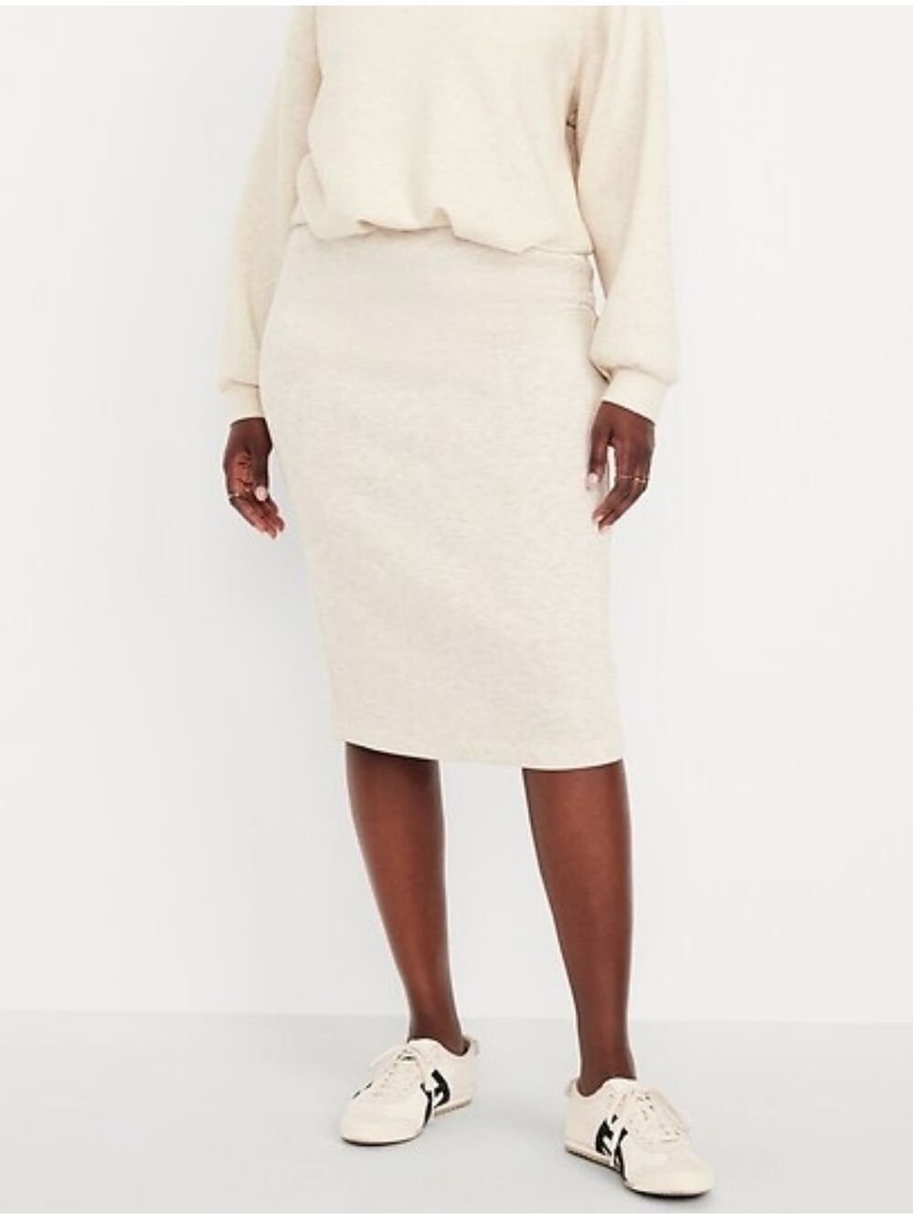 3X • Old Navy • Extra High-Waisted Neutral Pencil Skirt - Sleek Everyday Style